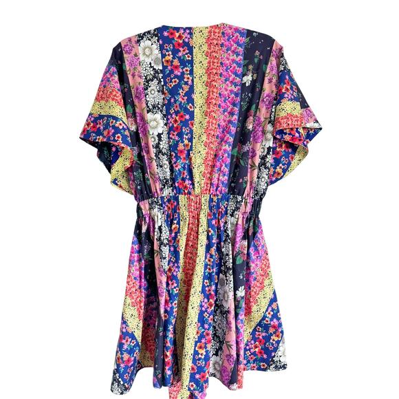 AMUR NYLA TIE FRONT FLORAL DRESS - Picture 9 of 9